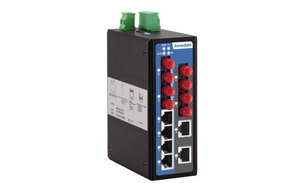 IES2010-2GF-2F Switch công nghiệp 6 cổng Ethernet+2P Giga SFP+2 SFP
