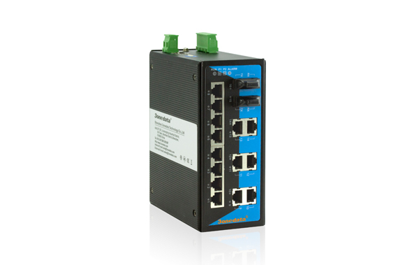 IES3016-2F Switch công nghiệp 14 cổng Ethernet+2 SFP