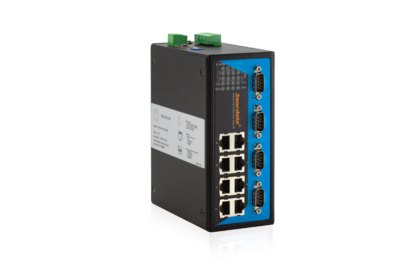 IES618-4D(RS-232) Switch công nghiệp 8 cổng FE+4 cổng RS232